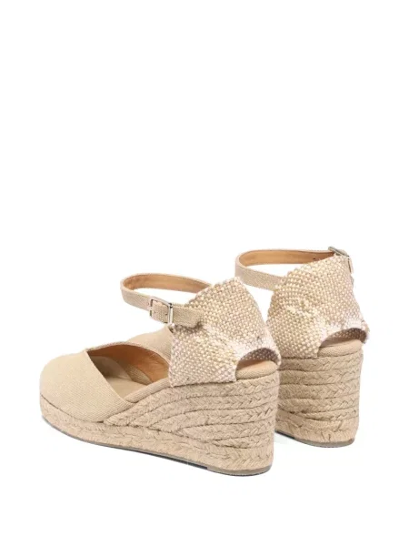 Espadrile Castaner cu pană cu cataramă