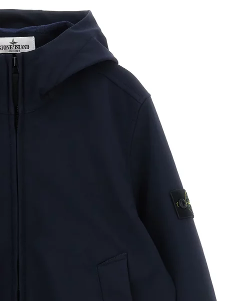 Kurtka dziecięca Stone Island niebieska