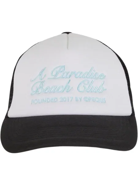 Pequs Sapkák A Paradise Beach Club világoskék / fekete fehér