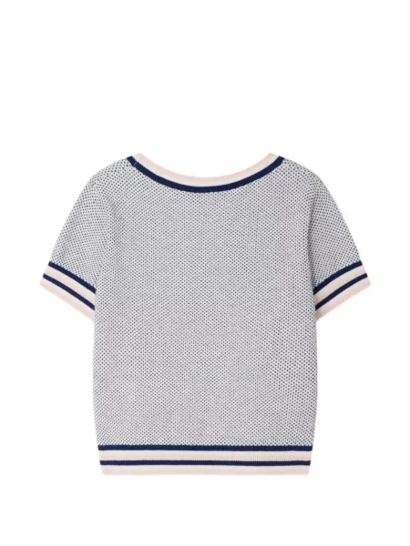 Sweter dziecięcy Bonpoint biały