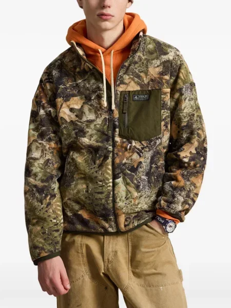 Флийс полар Polo Ralph Lauren с принт зелено