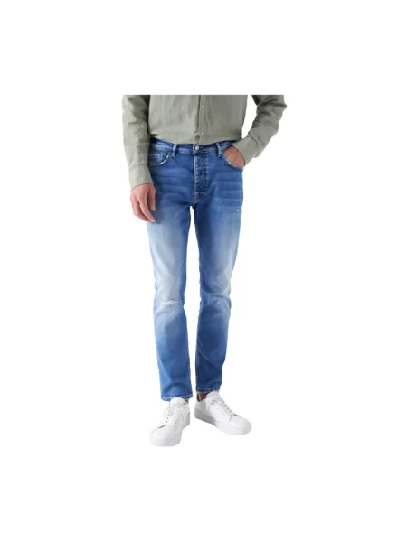 Jeansy Salsa niebieskie