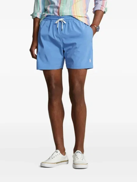 Ριγέ δερμάτινος κάλτσες Polo Ralph Lauren με κορδόνι μαύρο