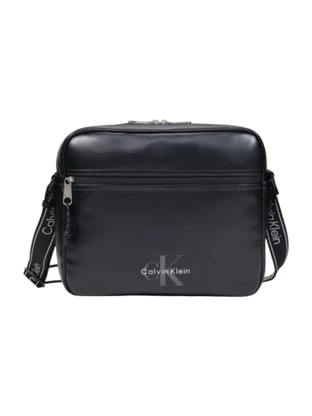 Torba na laptop z napisem z logo model BOLD LOGO WEBBING LAPTOP' Ck Calvin Klein czarna