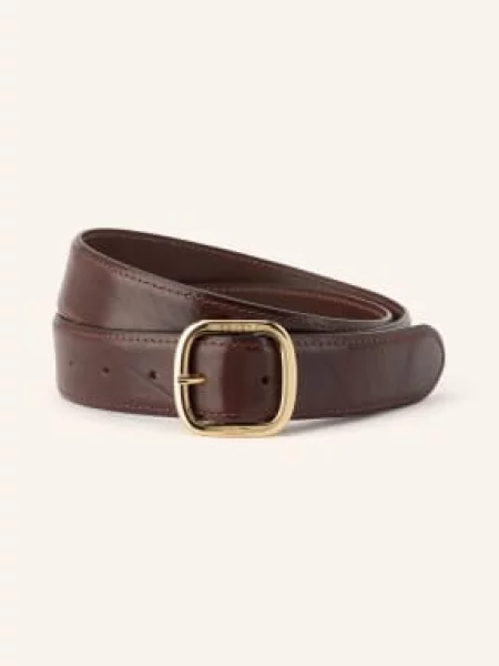 Weekend Max Mara Pasek Skórzany Wkaaereo braun
