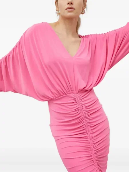 Rochie mini Day Birger Et Mikkelsen cu decolteu în V de costum roz