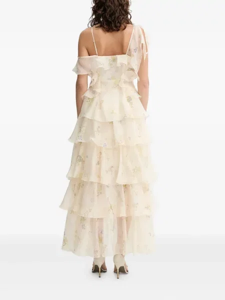 Rochie Allsaints cu model floral cu imagine de costum