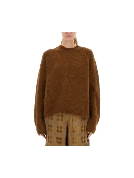 Sweter Uma Wang wełniany brązowy
