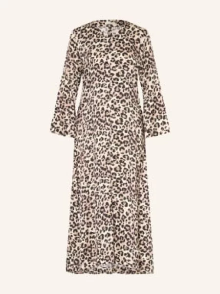 Lilienfels Satynowa Sukienka braun czarna