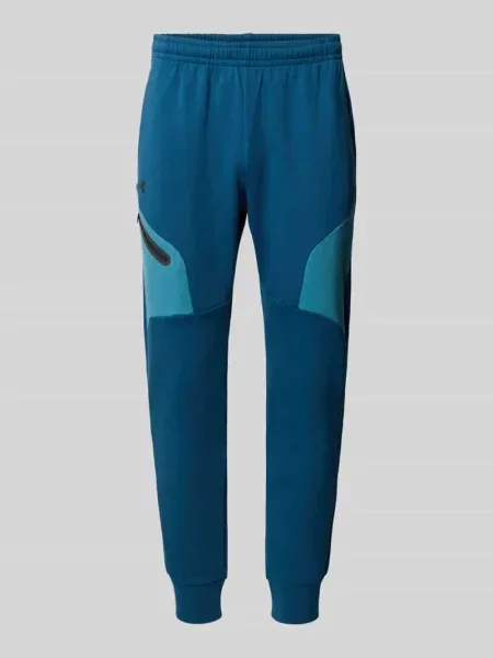 Spodnie Under Armour Unstoppable Fleece wham blue/boundless blue/black niebieskie