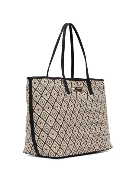 Geantă shopper Guess cu imprimeu geometric