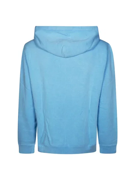 Bluza z kapturem Polo Ralph Lauren niebieska