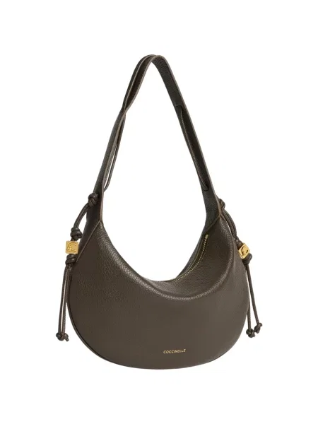 Geanta hobo Coccinelle din piele verde