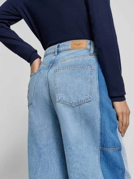 Marc O'polo Denim Dżinsy Typu Barrel Enni Cropped blau niebieskie