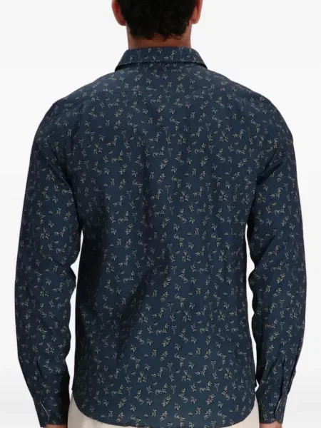 Cămașă Paul Smith cu imagine albastru