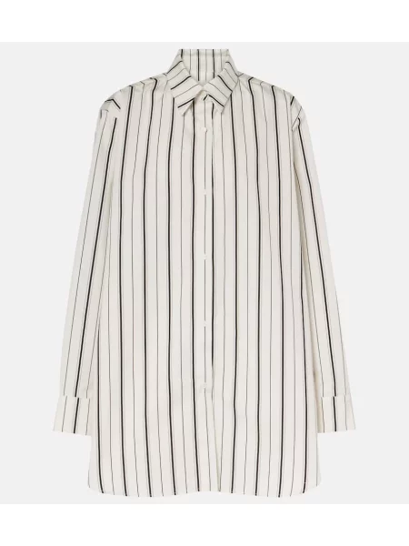 Top Tove w paski biały