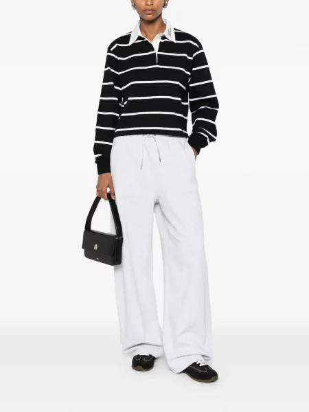 Lung top Amiri negru