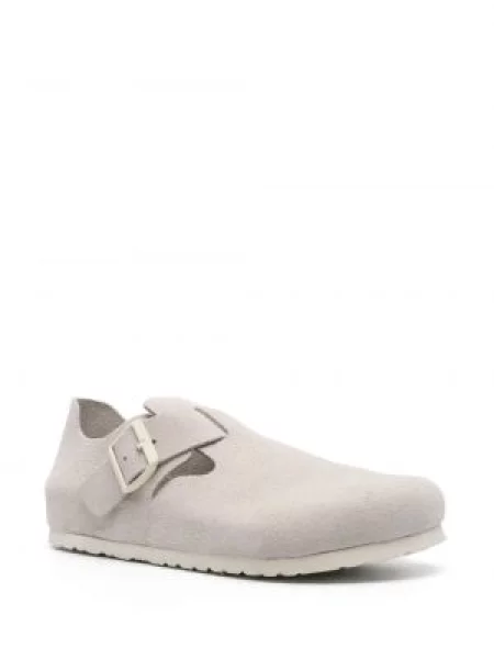 Zomšinės sandalai Birkenstock balta