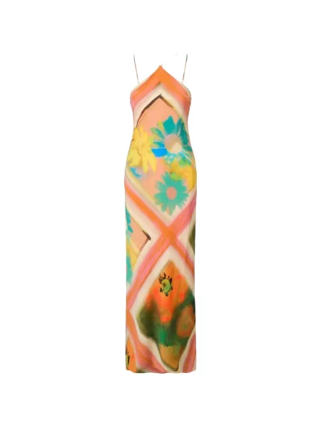 Rochie maxi Staud cu model floral cu imagine