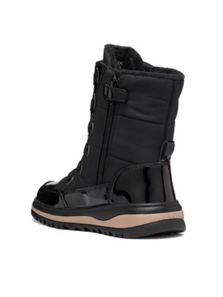 Geox Sniego batai J Adelhide Girl B Ab S juoda