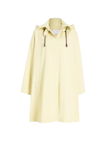 Trenci Proenza Schouler White Label cu glugă alb