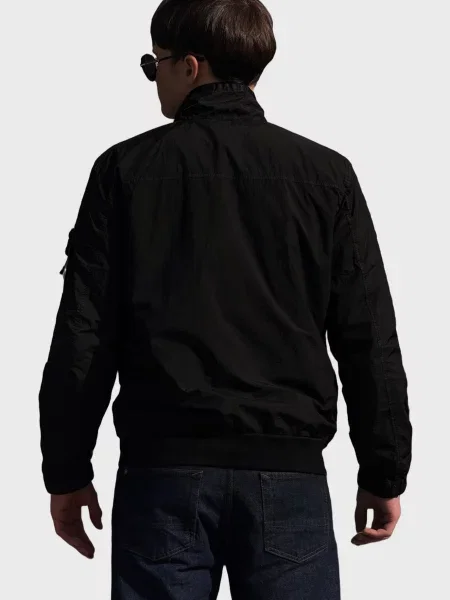 Бомбер Stone Island с камнями черный