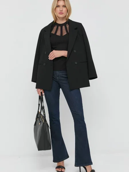 Morgan bluzka DEMANE gładka czarny