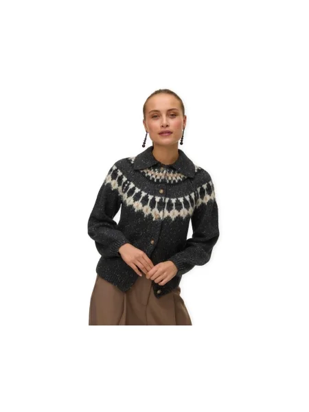 Aware Kardigán melírovaná / biela sivá