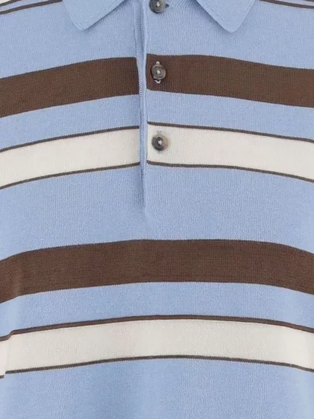 Lung tricou polo Jw Anderson albastru