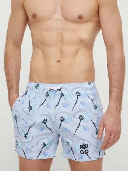 Pantaloni Hugo albastru