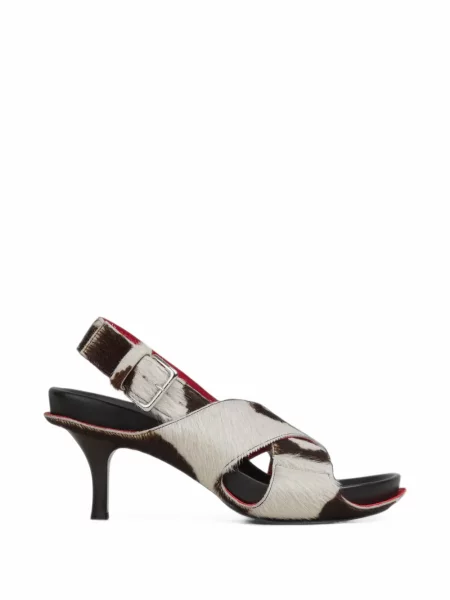 Sandale Marni cu imagine slingback alb