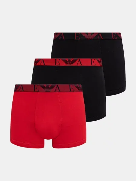 Emporio Armani Underwear priliehavé boxerky pánske s elastanom čierna