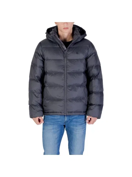 Geacă de blugi Calvin Klein Jeans gri