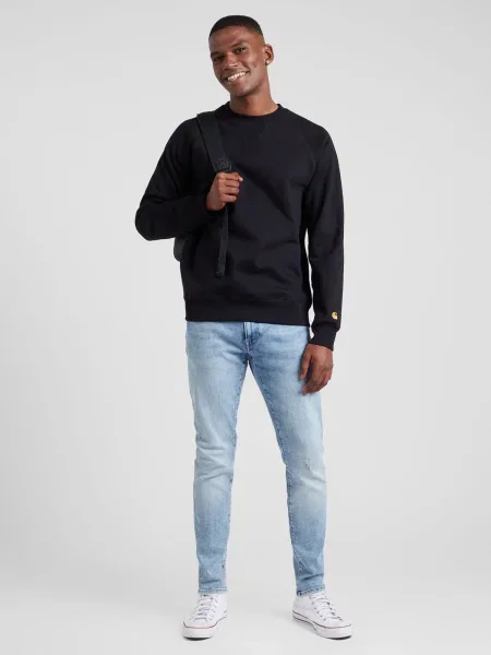 Carhartt WIP Majica Chase rumena črna
