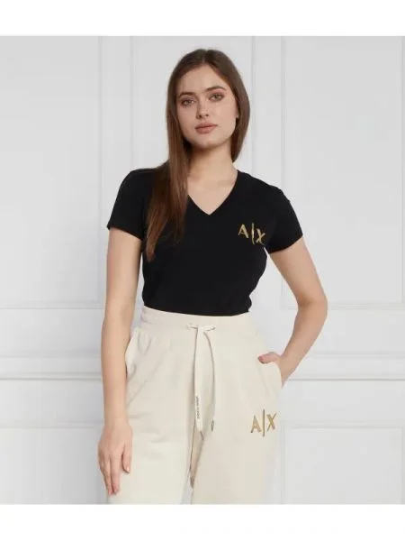 Armani Exchange Tricou negru