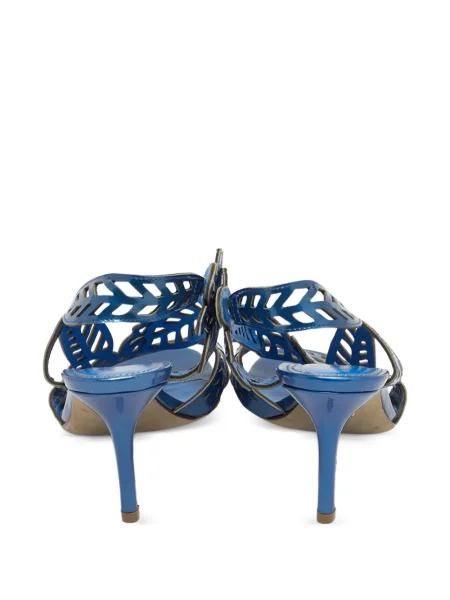 Sandale Sergio Rossi slingback albastru