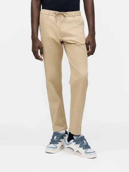 JACK & JONES Chino nohavice JPSTKANE ROCCO' kaki