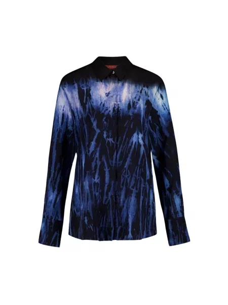 Jedwabna koszula Altuzarra w abstrakcyjne wzory czarna