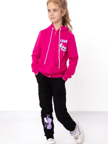 Дитячий Спортивний костюм Носи своє малиновий