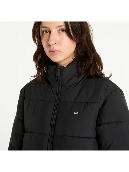 Μπουφάν Tommy Jeans Maxi Essential Puffer Coat Black XS μαύρο