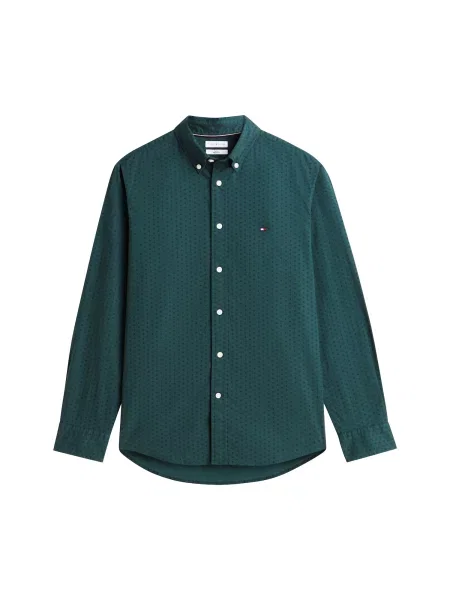 TOMMY HILFIGER Košeľa / nefritová modrá