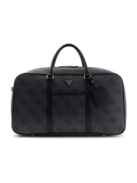 GUESS Geantă de weekend BERTA închis / negru gri