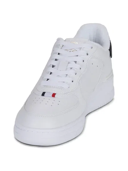 Sneakerși Polo Ralph Lauren din dantelă alb