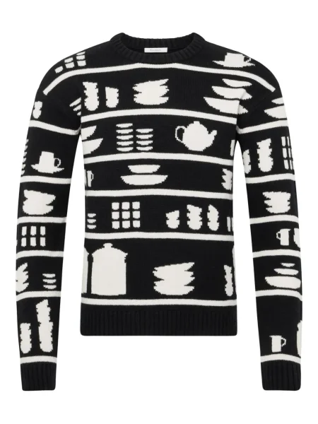 Pulover Jw Anderson cu decolteu rotund negru