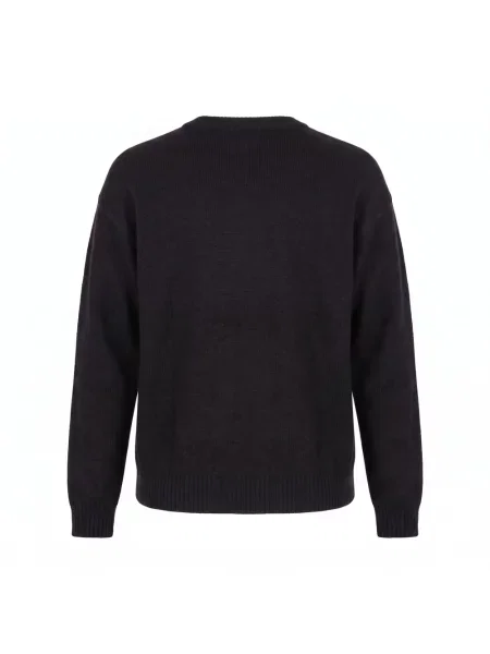 Sweter Roberto Collina wełniany z nadrukiem z wzorem argyle
