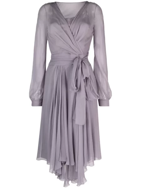 Rochie midi Alberta Ferretti asimetrică