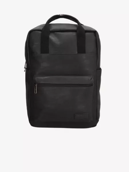 Enrico Benetti Rotterdam Notebook Backpack Black Backpack Black μαύρο