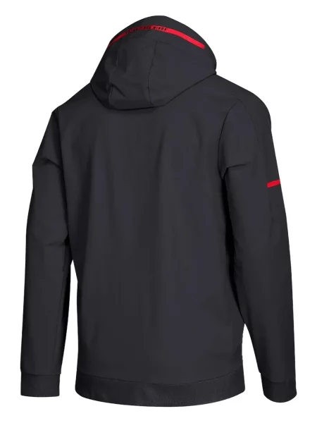 Strečové vícebarevný polotričko Adidas s autogramem šedé