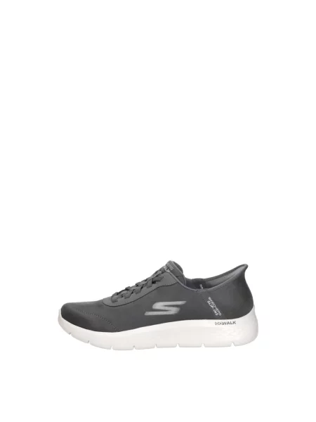 Sneakersy Skechers skórzane szare