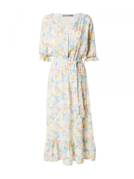 Olalook Rochie / galben muștar / galben deschis / roz albastru